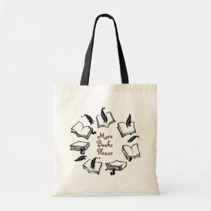 Bolsa Tote Mais Livros Por Favor