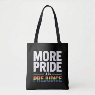 Bolsa Tote Mais Orgulho Menos Preconceito Lgbt Orgulho gay Mê