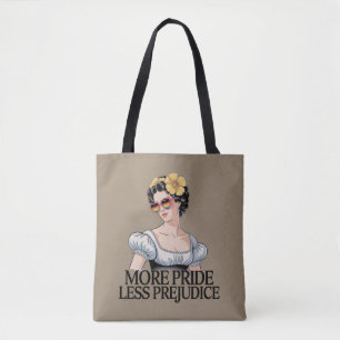 Bolsa Tote Mais Orgulho Menos Preconceito LGBTQ Orgulhoso Ali
