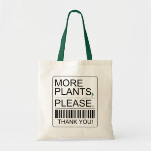Bolsa Tote Mais Plantas Por Favor Presente Para Amantes de Ja