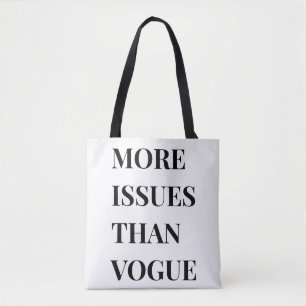 Bolsa Tote Mais problemas do que vogue