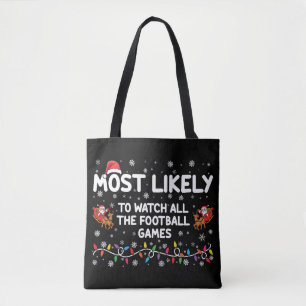 Bolsa Tote Mais Propenso a Assistir a Todos os Jogos de Futeb