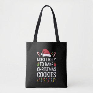 Bolsa Tote Mais Provável A Assar De Biscoitos De Natal Engraç