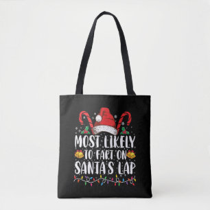 Bolsa Tote Mais Provável De Peidar No Colo De Papai Noel Famí