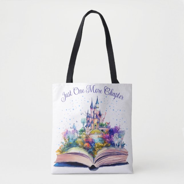 Bolsa Tote Mais Um Capítulo - Amante de Livros (Frente)