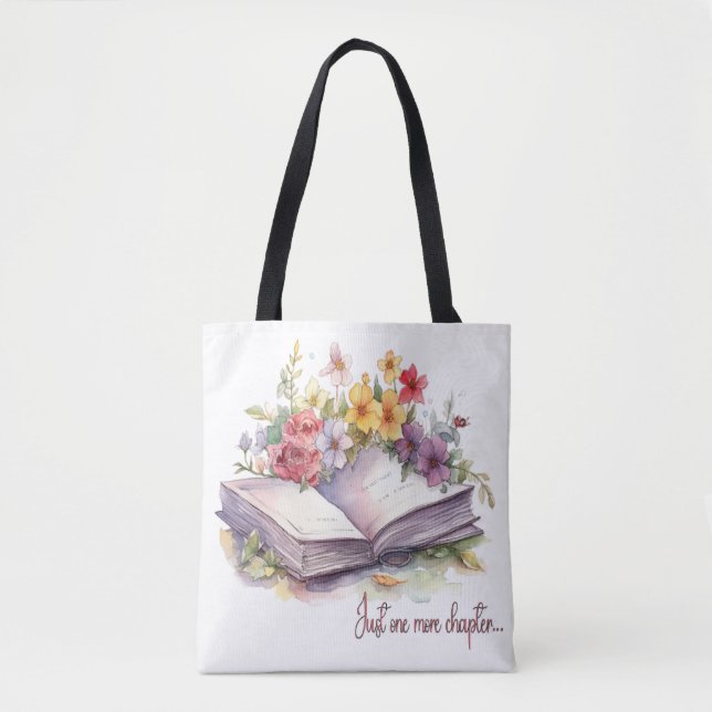 Bolsa Tote Mais Um Capítulo - Amante de Livros  (Frente)