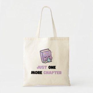 Bolsa Tote Mais um Capítulo Divertido Vetor de Livro Sonolent