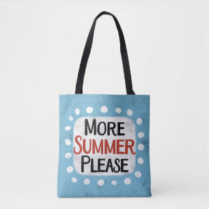 Bolsa Tote Mais Verão Por Favor Saco De Toque