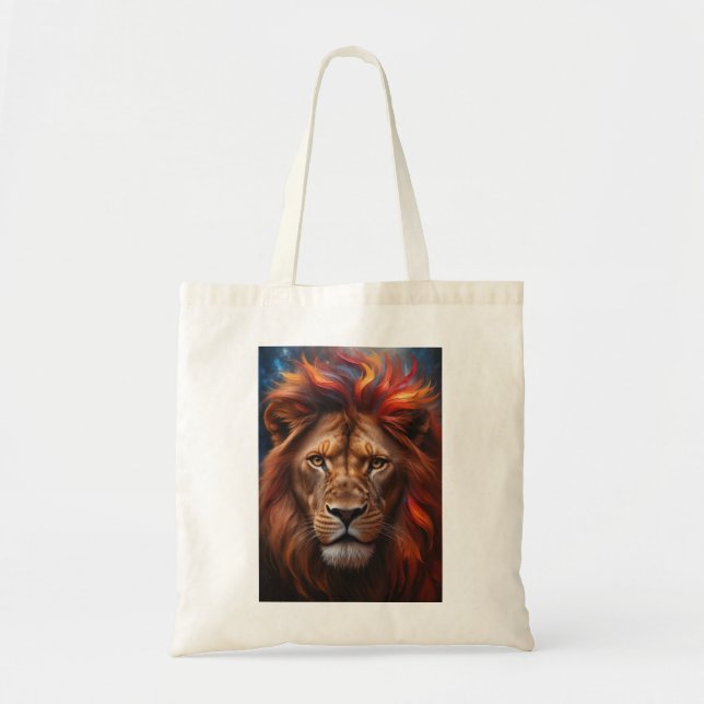 Bolsa Tote Majestätischer Löwe  (Frente)