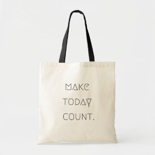 Bolsa Tote make.hoje.count. Bolsas e sacos de compras
