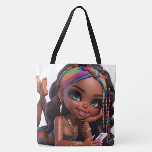 Bolsa Tote Make It Happen CHIBI DOLL  (Frente)
