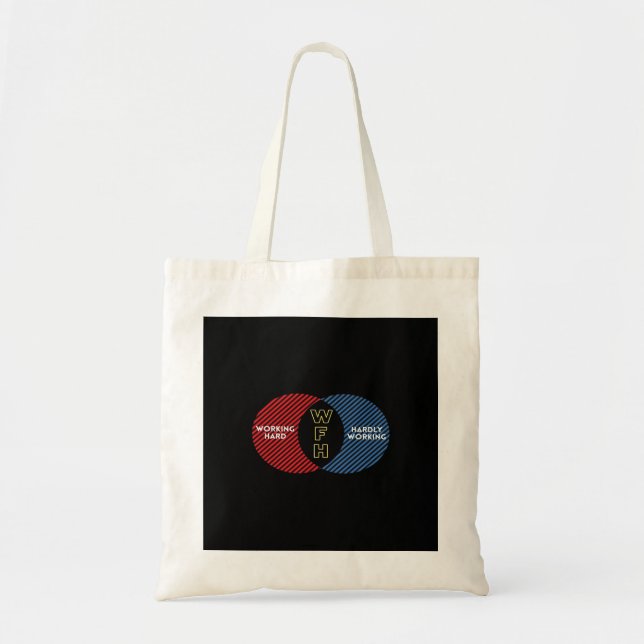 Bolsa Tote Mal Trabalhando - WFH (Frente)