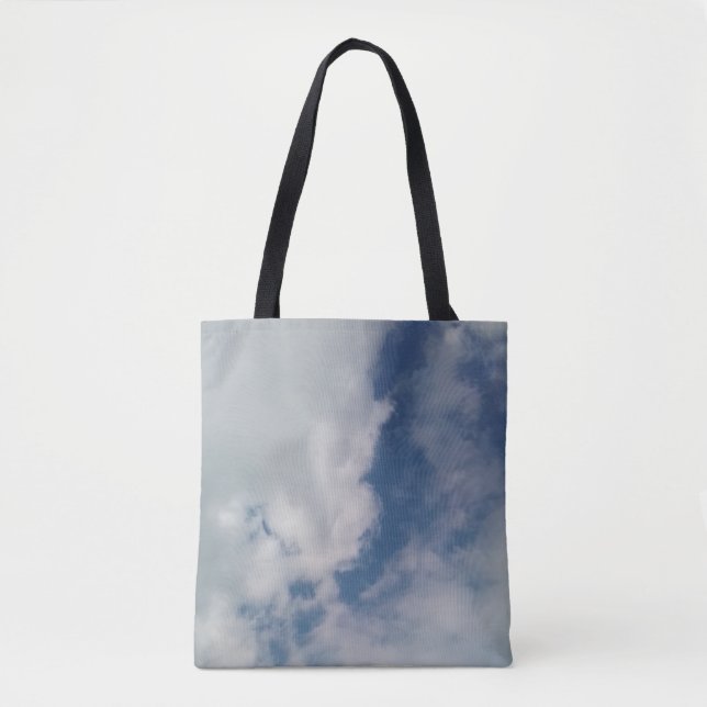 Bolsa Tote Mal vê o céu, através das nuvens (Frente)