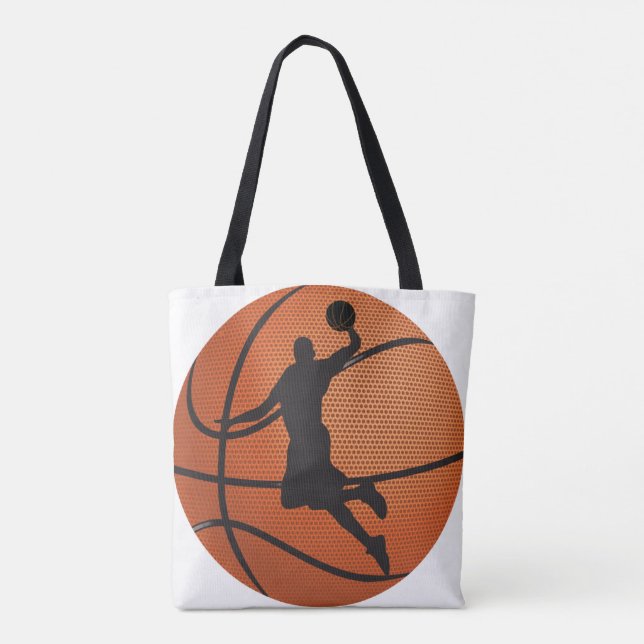 Bolsa Tote mala de basquetebol (Verso)