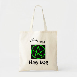 Bolsa Tote Mala de Bruxa Cheirosa - Pentagrama Verde