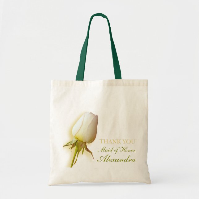 Bolsa Tote mala de madrinha de casamento de casamento do cara (Frente)