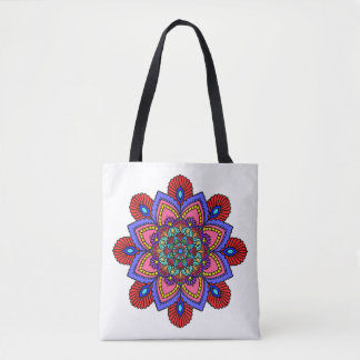 Bolsa Tote Mala de mandala e sacola de compras