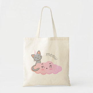 Bolsa Tote mala de miado de nuvem unicat