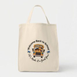 Bolsa Tote Mala de ônibus escolar divertida para crianças