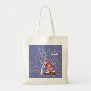Bolsa Tote Mala de presente de Natal divertida em nome de cri