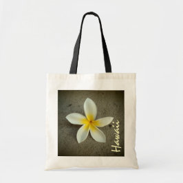 Bolsa Tote Mala de souvenir reutilizável de flor de plumeria 