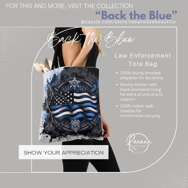 Bolsa Tote Mala de Transporte para Aplicação da Lei Back the  (Criador carregado)