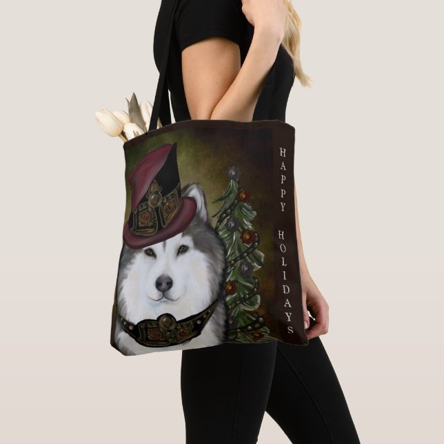Bolsa Tote Malamute do Alasca (Close Up)
