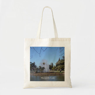 Bolsa Tote Malas de mão com foto do lago de Marysville.