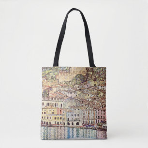 Bolsa Tote Malcesine no lago Garda por Gustav Klimt