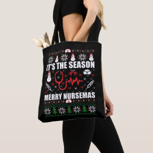 Bolsa Tote Maldita enfermeira de Natal