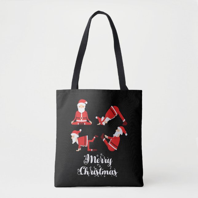 Bolsa Tote Malhação de Natal Yoga (Frente)