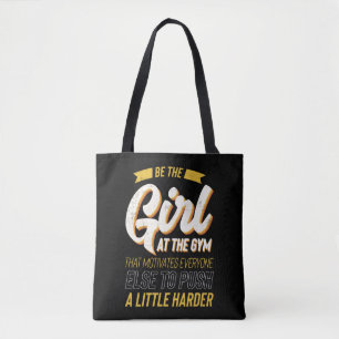 Bolsa Tote Malhação Gym Workout Motivação Mulheres