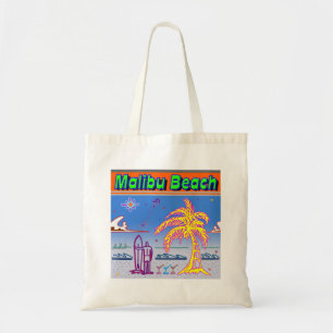 Bolsa Tote "Malibu Beach" Surfer Bag