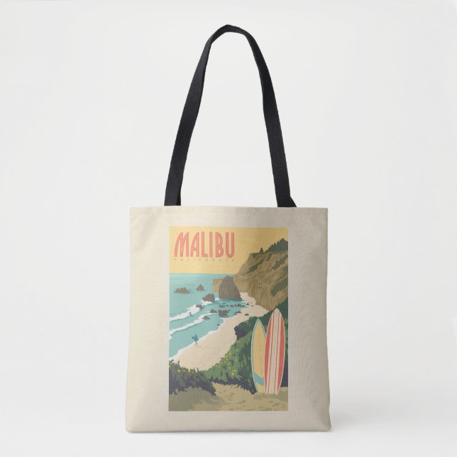 Bolsa Tote Malibu, Califórnia (Frente)