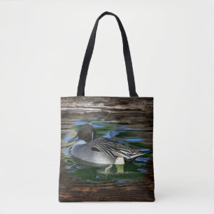 Bolsa Tote Mallard Duck No Lago
