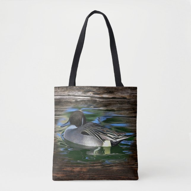 Bolsa Tote Mallard Duck No Lago (Frente)
