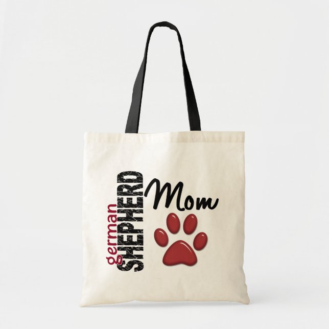 Bolsa Tote Mamã 2 do german shepherd (Frente)