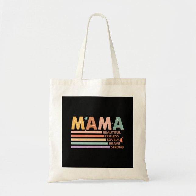 Bolsa Tote Mama Bonita E Corajosa Forte (Frente)