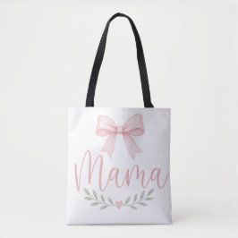 Bolsa Tote Mama Coquete Fofa Design Estético para Mães