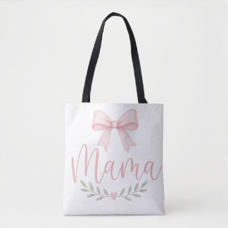 Bolsa Tote Mama Coquete Fofa Design Estético para Mães