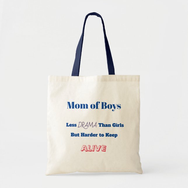Bolsa Tote Mamã dos meninos (Frente)