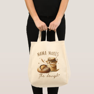 Bolsa Tote Mama Faz a Massa Engraçada Sourdough