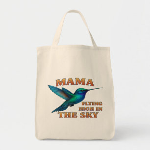 Bolsa Tote Mama Hummingbird - Alto Voando no Sky Edition