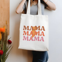 Bolsa Tote Mama Laranja e Rosa Mama Mama Cita Saco de Tote