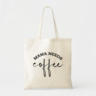 Bolsa Tote Mama Minimalista Simples precisa de Saco de Café