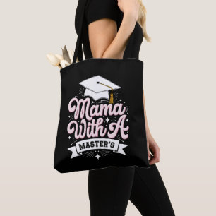 Bolsa Tote Mamãe Com Diploma De Mestrado Graduação Mamãe