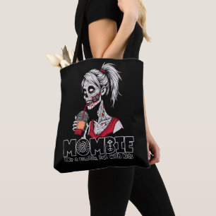 Bolsa Tote Mamãe, como um zumbi, mas com crianças