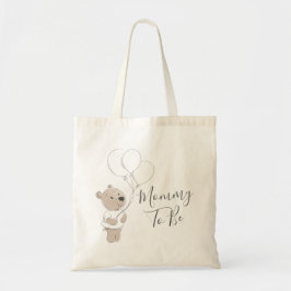 Bolsa Tote Mamãe De Chá de fraldas Do Urso De Teddy A Ser Sac