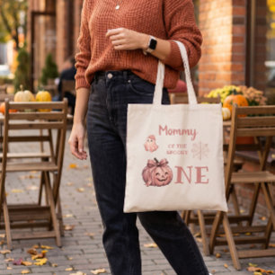 Bolsa Tote Mamãe do Espiritinho Assustador Cute Pinkoween Gho