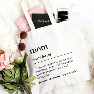 Bolsa Tote Mamãe Dotou Definição Personalizada Moderna Engraç